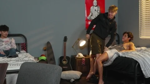Next Door Twink: Zayne's Dorm Discipline