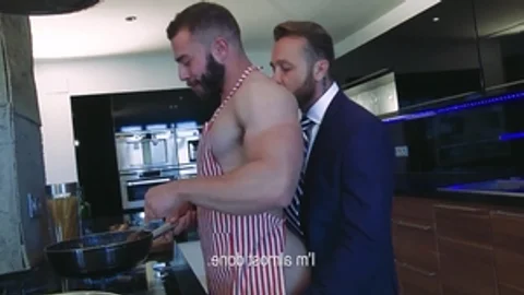 menatplay: Naked Chef Daddy: Gobbled by Hungry Boss