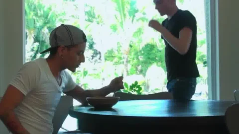 The large Muscle - fellatio stimulation Scene