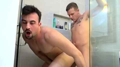 Boys-Pissing.com: Plowing hard alongside inked jock Mason Lear