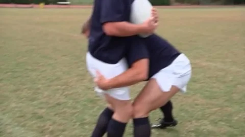 Scrum - Colby Jansen with Connor Maguire butthole plow