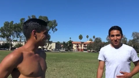 Str8Chaser.com: Paul Wagner handjob outdoors