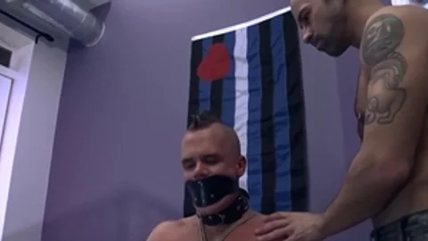 DaddysBondageBoys.com - Derek sucking Pup