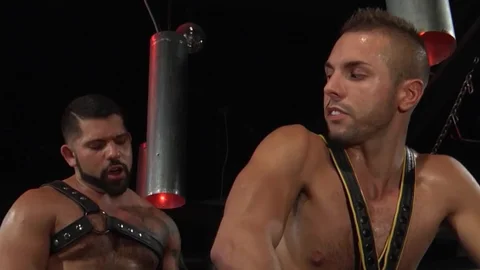 Club Inferno Dungeon: Hairy latin plowed by uncut cock daddy