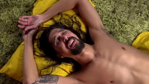 AlternaDudes - Hairy Guy Criss sex with toys feet licking