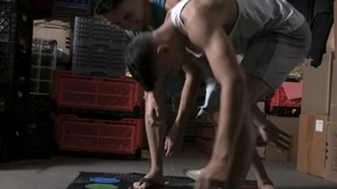 BrotherCrush: Vinny Blackwood licking Alex Riley huge balls