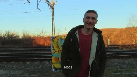 Skinny Czech twink shows his freshly gaped butthole