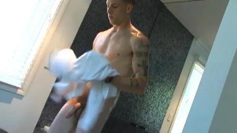 Next Door Male: Brec's Muscular Wet Tease