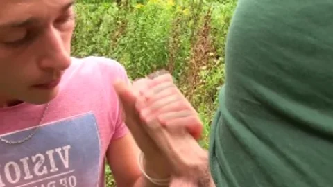 young businessman swallows schlong like no thing