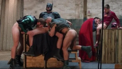 Just 10-Pounder League : A homo XXX Parody - Colby Keller & Johnny Rapid ass stab