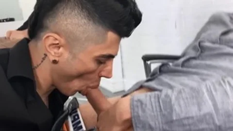 males In Public 47 - Barbershop - American Nail