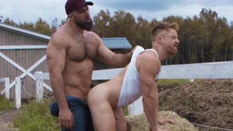 Men: Buckskin Banging on The Barn