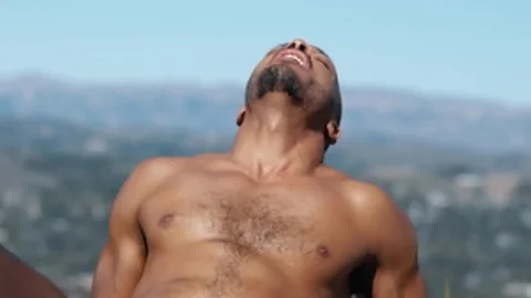 NoirMale: Muscled latin Dillon Diaz blowjob cum