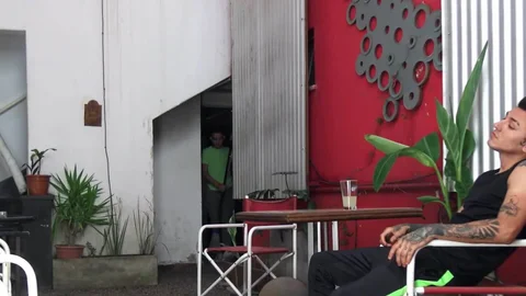 guys In Public 54: Courtyard - butthole Action