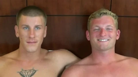 PrideStudioPartners: Athletic caucasian raw throat fucking