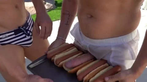 Family Dick: Derek Allen & Isaac Parker amongst Jack Bailey