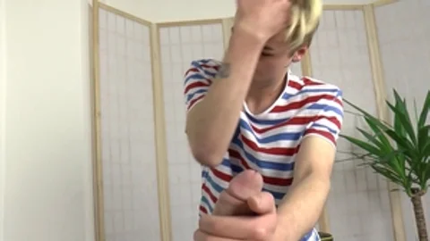 East Boys - Blond hair Jay Sheen cumshot scene
