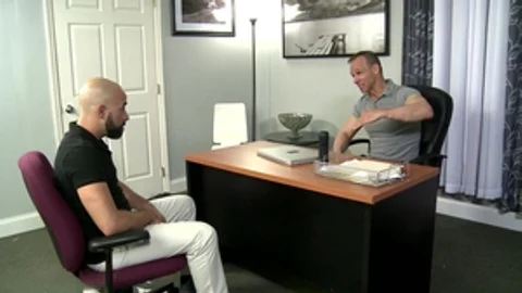 Men Over 30: Desperate Employee Shows His Boss What He's Got