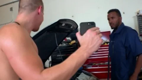 men In Public 34: Auto Body - large anal Nail