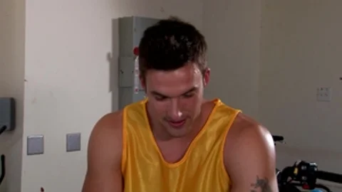 Trystan Bull: Wife's Grip on Trystan's Balls