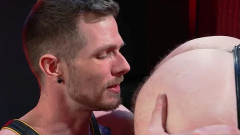Club Inferno Dungeon - Tattooed Alex Killian masturbating