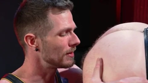 Club Inferno Dungeon - Tattooed Alex Killian masturbating