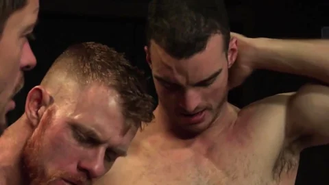 RagingStallion - Hard nailining beside hairy bodybuilder