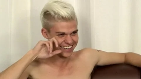 BlakeMason.com - Titus Snow jerking uncut cock