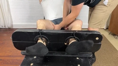 TicklishChubs: Matt playing with Bryan