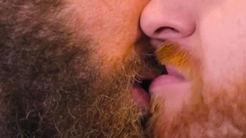 menatplay: Bearded Logan Takes on Redheaded Leander